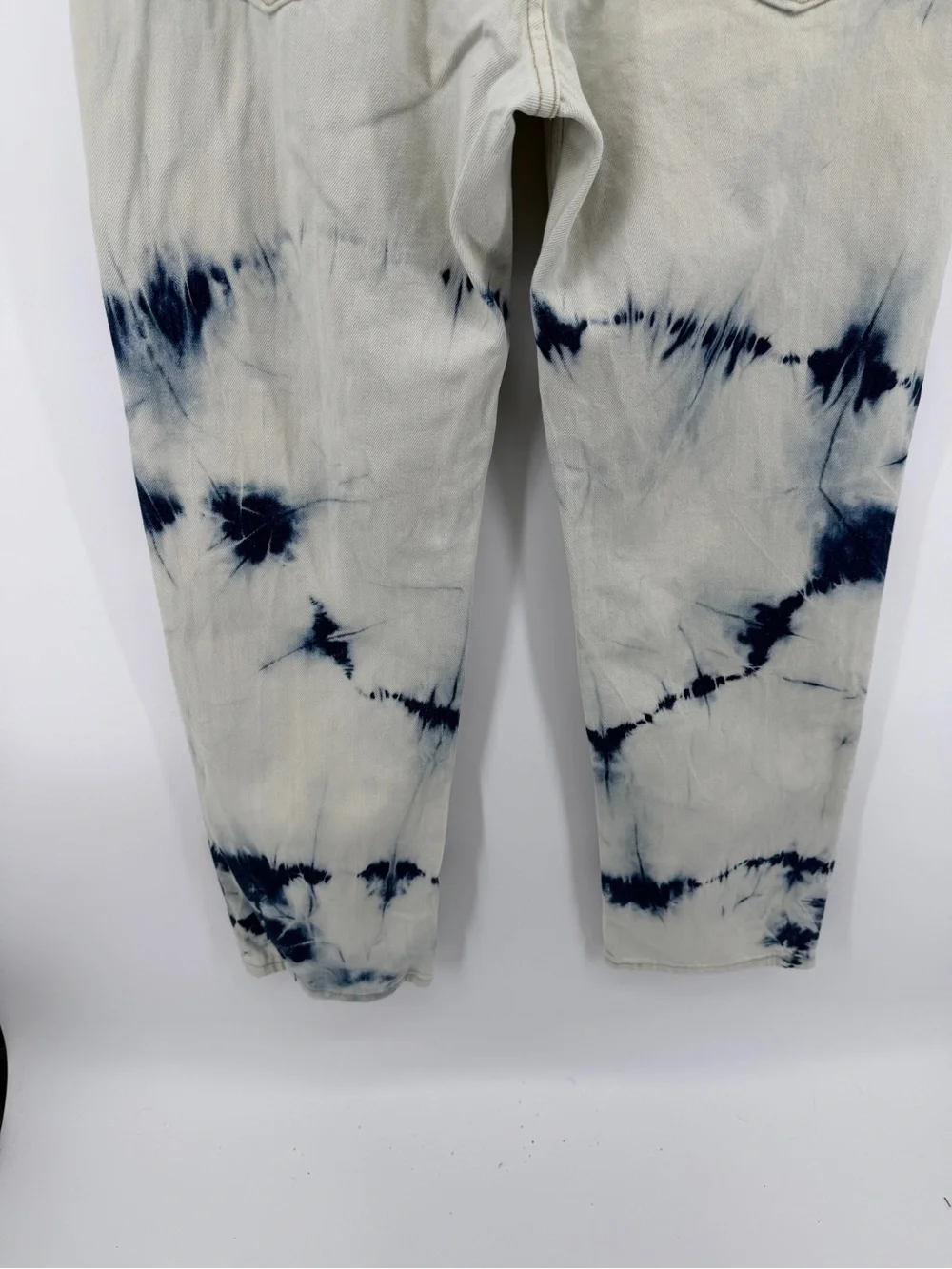 Levi’s 541 Athletic Fit Taper Tie Dye Blue White Jeans Streetwear Grunge Sz32/32